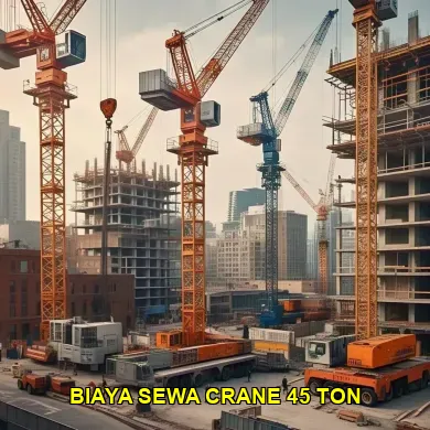 biaya sewa crane 45 ton